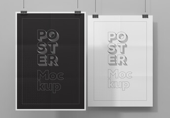 Hanging Poster Mockup