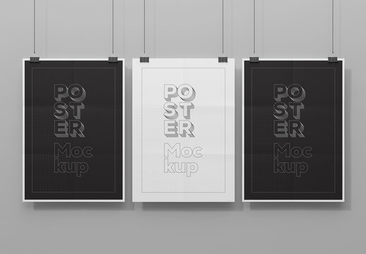 Hanging Poster Mockup
