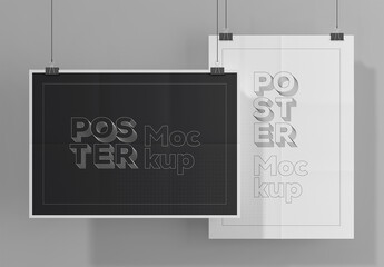 Hanging Poster Mockup