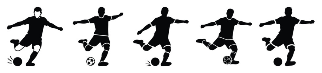 Obraz premium Isolated football soccer on the white background.
