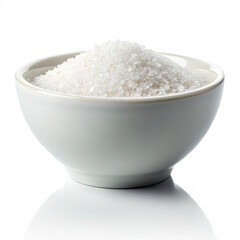 Salt bowl isolated on white background