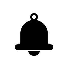 Fototapeta premium Bell, simple notification and alert symbol, vector icon