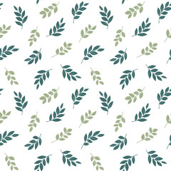 Seamless ditsy floral pattern