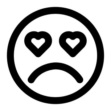 sad icon for illustration