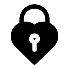 padlock icon for illustration