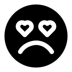 sad icon for illustration