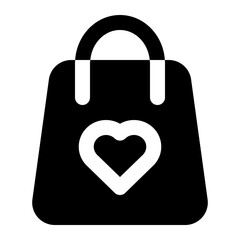 shopping bag icon for illustration