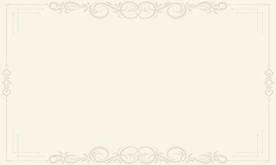 frame with floral ornament