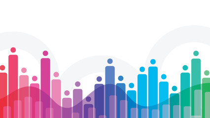 Colorful graph with dots