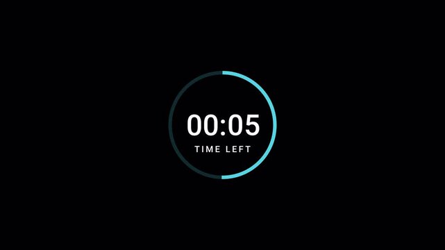 10 seconds Sliding Countdown Timer Animation, 10 to 0 Seconds Countdown Video, Ten seconds Sliding Countdown Timer, 10 Second digital Clock Animation, Scrolling Numbers on Black Background. 