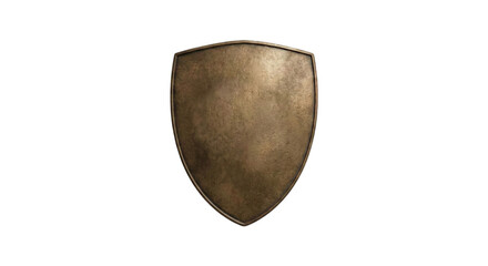 Ancient shield isolated on transparent background