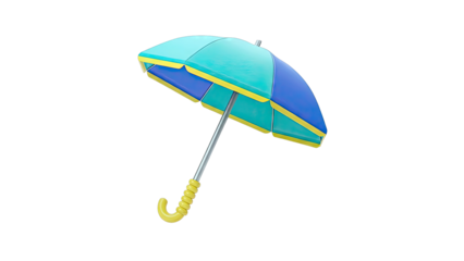Colorful Umbrella Isolated on White Background
