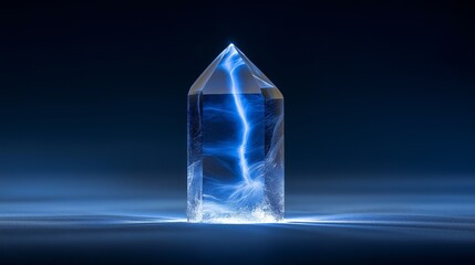 Blue Lightning Energy Crystal