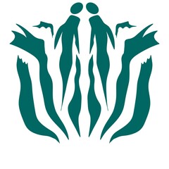 traditional indonesia art abstract motif