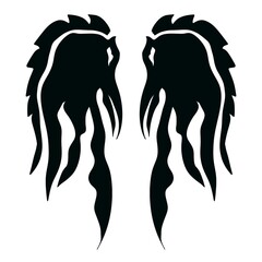 traditional indonesia art abstract motif