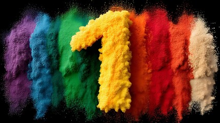 20251230110522list 41 Premium 3D number 1 render isolated white background multicolor lighting effects atmospheric dust success-themed mood professional tone centered camera angle, Realistic