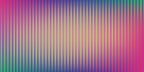 Obraz premium Corrugated, fluted glass vector texture. Ribbed plastic gradient background