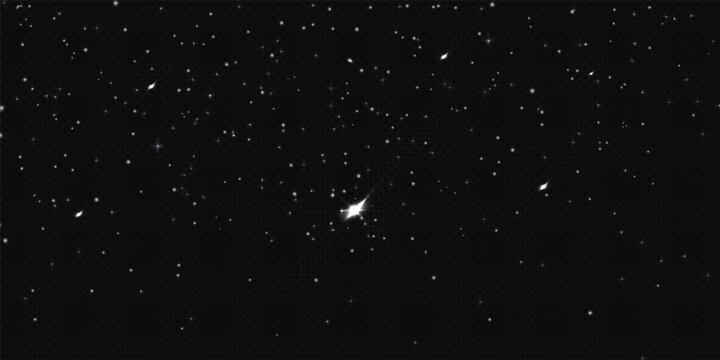 A captivating view of countless tiny specks of light scattered across a dark, expansive background