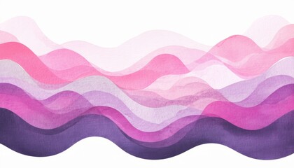 Abstract pink and purple background with wavy  lines and colorful curves creates a stylish art illustration template for a modern web banner or wallpaper backdrop