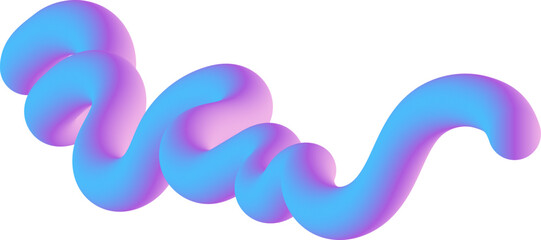 abstract wavy fluid gradient element in purple