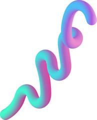 abstract wavy fluid gradient element