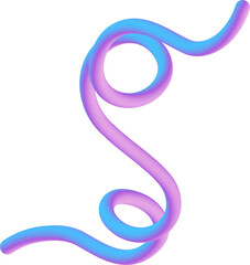 abstract wavy fluid gradient element