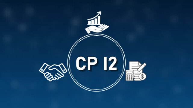Financial Planning and Business Partnership Concept with CP I2 Acronym finance growth
