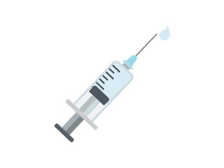 Medical Syringe with Droplet