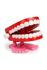 red and white teeth