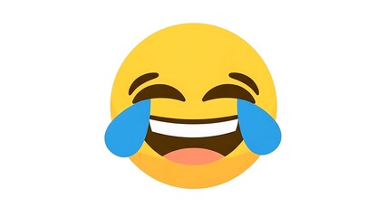 Laughing emoji with tears of joy