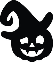 Fototapeta premium Halloween pumpkin head