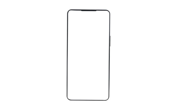Sleek Modern Smartphone Mockup with Full-Screen Display and Minimalist Bezels