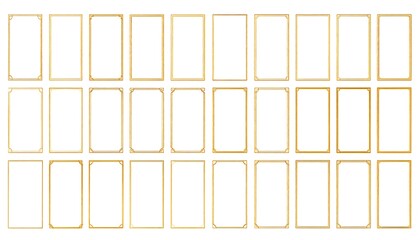 Grid of empty white rectangular frames.