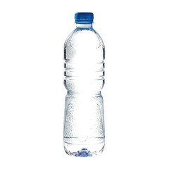 Water bottle isolated on transparent background