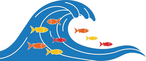 Colorful geometric cityscape illustration with modern skyscrapers and abstract urban elements at dusk for architectural design