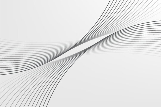 Abstract vector background with black wavy lines. EPS10