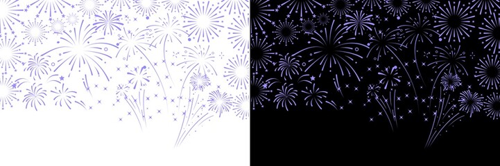 New year fireworks vector illustration of an abstract background