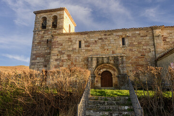 Church of San Juan Evangelista in Nava de Santullan, Palencia