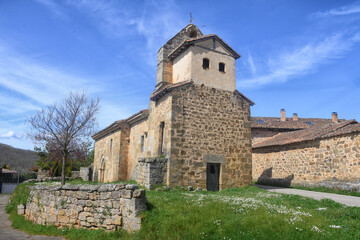 Romanesque San Roman Church in Renedo de Zalima Palencia