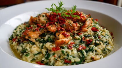 risotto with shrimps