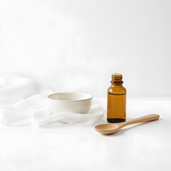 essential oil and bottle