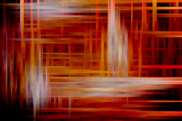 Naklejka premium High-quality abstract glitch background featuring layered geometric lines and vibrant color transitions. Modern digital texture suitable for technology concepts, futuristic designs, creative visuals, 