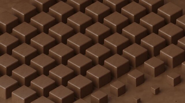 3d cubes animated symmetrical background