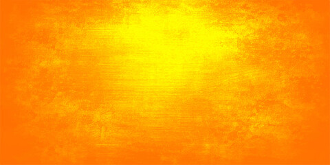 Vibrant abstract grunge wallpaper featuring a textured orange and yellow fire design with bubbles, paint splatters, and a burning inferno pattern on vintage paper backdrop