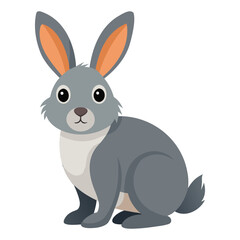 Fototapeta premium Bioluminescent Algorithmic Bunny Art