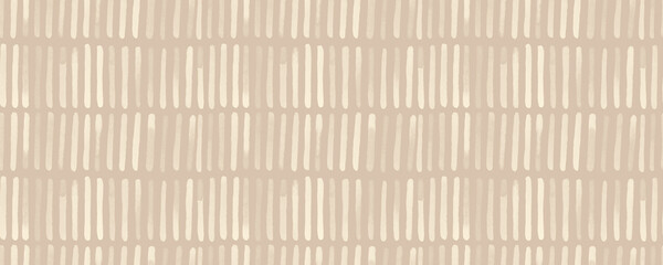 Seamless Abstract Watercolor Brushstroke Pattern in Muted Sand Beige Tones