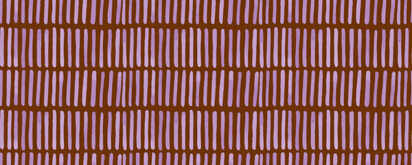 Seamless Abstract Watercolor Brushstroke Pattern in Muted Brown and Lavender