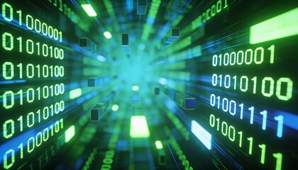 AI, data, futuristic technology, digital network & cyber world visuals