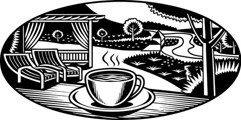 Serenity Found in Coffee and Nature