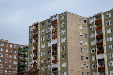 Apartment Block In Budapest